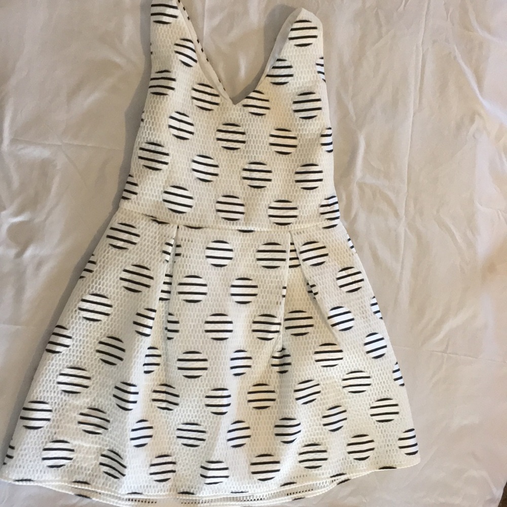 Women’s Dot Pattern,Fit-and-Flare Dress